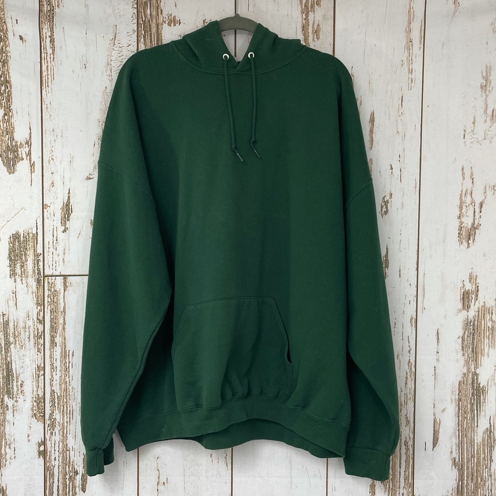 September Girls Jerzees Nublend Green Word Print Hoodie 3XL. Excellent condition
